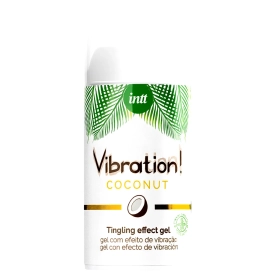 Vibration! Vegan brnivý stimulačný gél Coconut 15 ml