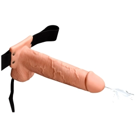 Hollow Squirting strap-on striekajúci penis s dutinou 9