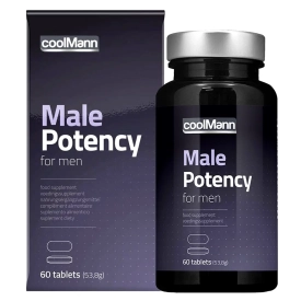 CoolMann Male Potency tabletky na podporu sexuálnej aktivity 60 ks