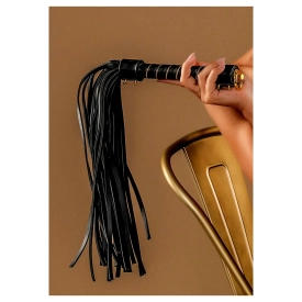 Taboom Vogue Studded čierno zlatý bič