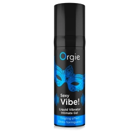 Silný stimulačný gél s efektom vibrácií Brazilian Experience Sexy Vibe! 15 ml