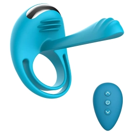 Párový vibrátor s erekčným krúžkom Passionate Joy Stick C-Ring