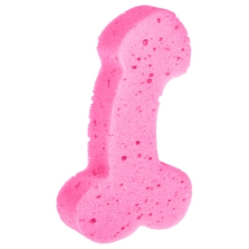 Sprchovacia špongia penis ružová