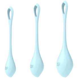 Satisfyer Yoni Power 2 vaginálne guličky modré 3 ks
